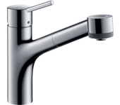 Grifo de cocina con grifo cromado hansgrohe talis m52 170 de 2 chorros