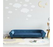 Maison exclusive - sofá para niños de terciopelo azul 100x50x26 cm