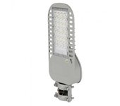 Farola led chip samsung slim 50w 135lm/w color gris 6500k ip65