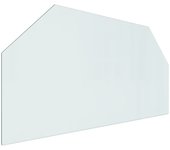Placa de vidrio para chimenea hexagonal 100x50 cm