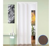 Puerta plegable de interior de pvc roble tórtola 88,5x214 cm mod.luciana