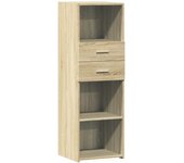 Aparador alto | aparador de comedor | armario de cocina madera de ingeniería roble sonoma 40x42,5x124 cm cfw75654