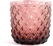 6x vasos de cristal de murano lila cl30, marca h&h