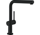 Grifo de cocina con ducha hansgrohe talis m54 270 negro mate