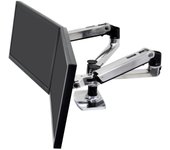 Ergotron lx series 45-245-026 soporte para monitor 68,6 cm (27) plata escritorio