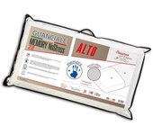 V.i.p. very important pillow v.i.p. cuscino viscolattice saponetta memory no stress effetto massaggio, alto, 72 x 42 x 13 cm made in italy, bianco