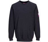 Sudadera ignífuga y antiestática manga raglán fr12