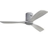 Ventilador de techo cc empotrado de 52, 3 hojas talladas, motor reversible silencioso, control remoto, sin luz