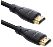 Cable hdmi v2.1 qoltec 50353 de ultraalta velocidad 8k | 60 hz | 26 awg | oro | 5 m