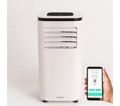 Create - silkair connect - aire acondicionado portátil 3 en 1 wifi 9000 btu