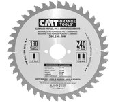 Sierra circular 190x2.8x30 z:40 tcg -6° cmt