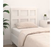 Cabecero de cama，panel de cabecera，decoración de pared madera maciza de pino blanco 95,5x4x100 cm cfw67151