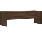 Mueble de tv madera de ingeniería marrón roble 120x40x40cm