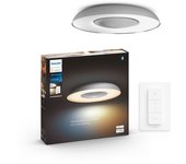 Still hue lámpara plafón philips gris & bluetooth
