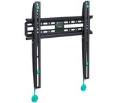 Onkron soporte pared tv fijo 32 - 65, plano y curvo, hasta 50 kg - fijación vesa 75x75 - 400x400 mm/soporte tv fm2 negro