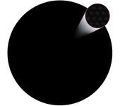 Vidaxl cubierta de piscina pe negra 417 cm