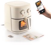 Freidora de aire innovagoods vynner pro 6500 crema 1700 w 6,5 l acero inoxidable