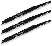 3 hojas de sierra de sable - fuxtec fx-e1ss20 - para metal o madera