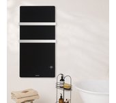 Create - warm towel crystal - toallero electrico de cristal con wifi 600w negro
