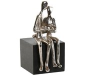 Figura decorativa home esprit negro plateado pareja 9 x 13 x 20 cm - marca: home esprit - ean: 8424002144081