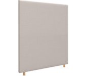Dhome cabecero de lino natural liso hasta el suelo 105x120cm camas 105 - beige