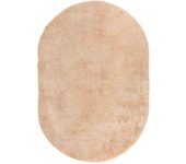 Alfombra peluda de pelo largo navarra beige 300x200cm poliéster