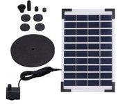 Kit de fuente solar de 5 w, bomba de agua flotante para jardines, piscinas, peceras y uso en exteriores