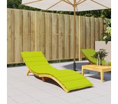Cojín para sillón verde vivo tela oxford 200x60x3 cm