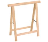 Cavalletto pieghevole in abete economico 750 x 400 x 750 mm