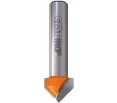 Fresa para ranuras en v (90) hm s:6 d:9.5x12.7 cmt