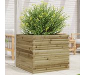 Jardinera 80x80x68,5 cm madera de pino impregnada
