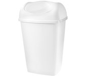 Tontarelli cubo de basura 8101951112 grace tapa basculante blanco