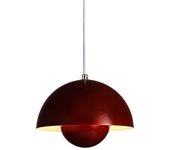 Lámpara de araña de capullo rojo de 220 v, lámpara de cabecera de dormitorio de bar de restaurante - luz de 3 colores