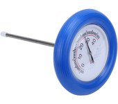 Termómetro para piscina, termómetro de agua redondo, resistente y con esfera grande, fácil de observar la temperatura para pisci