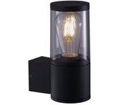 Aplique ega ip65 1xe27 l.9xan.14,1xal.21cm aluminio pc negro