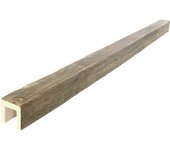 Viga imitación madera 10cm de ancho x 10cm de alto x 2m de largo color miel decorativa de poliuretano vu0008-2-m