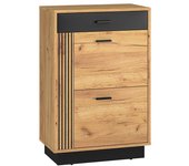 Mueble zapatero 2 puertas 1 cajón nilo madera