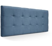 Cabecero san francisco tela cabecero de cama tapizado para camas de 90 y 105 (115 x 57 cm) tela azul sueños zzz