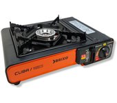 Cartucho portátil cocina de gas 250 g camping trabajo transporte con estuche brixo cuba