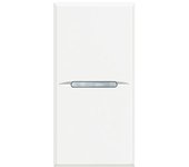 Bticino hd4005n pulsador axial axolute 1p no 10a 1m blanco
