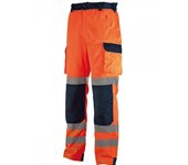 Pantalón alta visibilidad singer naranja/azul - t.m - pilo02
