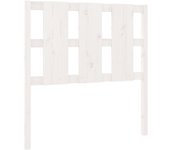 Cabecero de cama madera maciza de pino blanco 105,5x4x100 cm