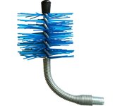 Cepillo de nylon con muelle conexión m12 d 8 cm
