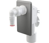 Alca sifón empotrable alca para lavadoras de acero inoxidable (aps3)
