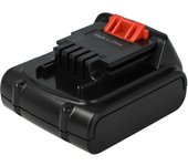 Vhbw 1x batería compatible con black & decker lst220, mfl143k, mfl143kb, ldx120sb, lgc120, lmt16sb-2 herramienta (1500 mah, li-ion, 14,4 v)