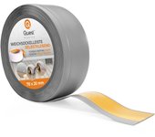 Quest rodapié pvc 70x20mm, 20m, autoadhesivo, rodapiés blando, zócalo profesional, gris