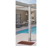 Columna ducha jardin andros 220x13 acero inox mate