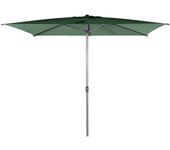 Hespéride - sombrilla recta rectangular loompa verde oliva - 3 x 2 m