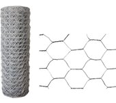 Enrejado galvanizado triple torsión - 31 mm - 150 cm - 50 m - 0,7 mm