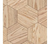 Adhesivo para muebles, armarios, pared, cocina, baños - imitación madera - hexágonos madera a 65x100 cm